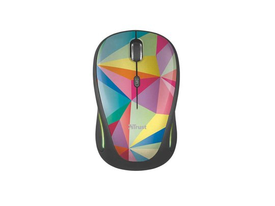 Myš Trust Yvi FX Wireless Mouse - geometrics, 22337