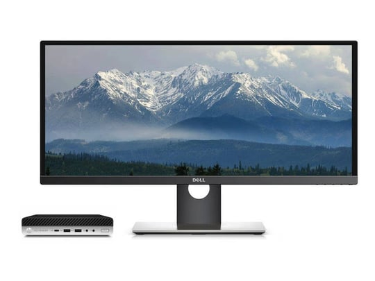 PC zostava HP EliteDesk 800 35W G3 DM + 28,8" DELL UltraSharp U2917W IPS Monitor