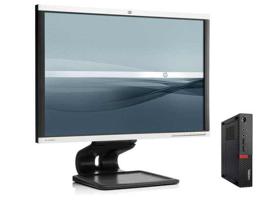 PC zostava Lenovo ThinkCentre M710q Tiny + 24" HP LA2405x Monitor