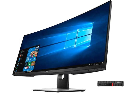 PC zostava Lenovo ThinkCentre M920q Tiny (GOLD) + 34" UltraSharp P3418HW Curved Ultrawide Monitor