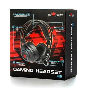 Slúchadlá Red Fighter H3, Gaming Headphones with Microphone, 2x 3.5 mm jack + USB