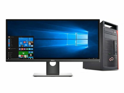 PC zostava Fujitsu Celsius M770 Workstation + 38,8" Dell UltraSharp U2917W IPS Monitor